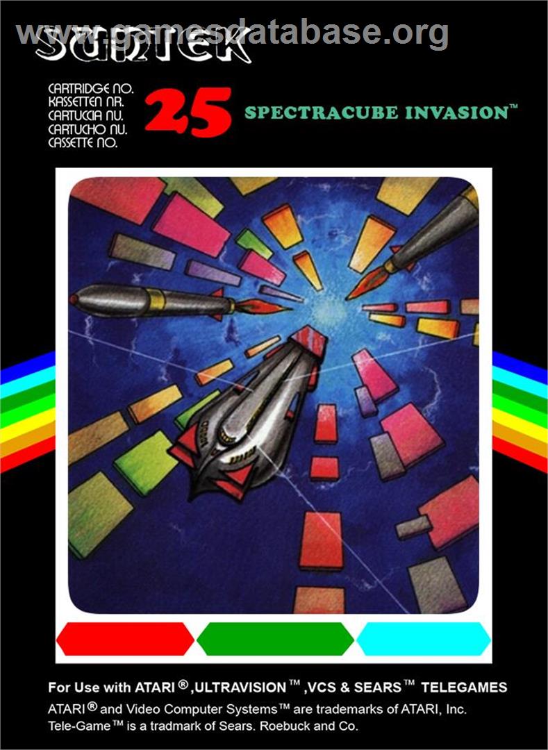 Spectracube Invasion - Atari 2600 - Artwork - Box