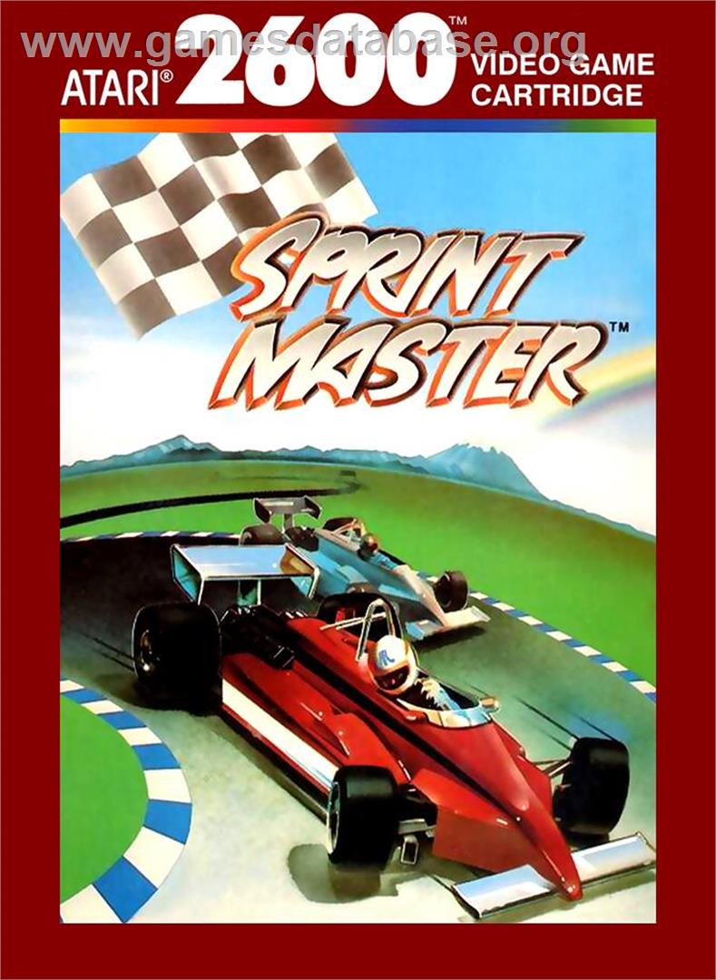 Sprint Master - Atari 2600 - Artwork - Box