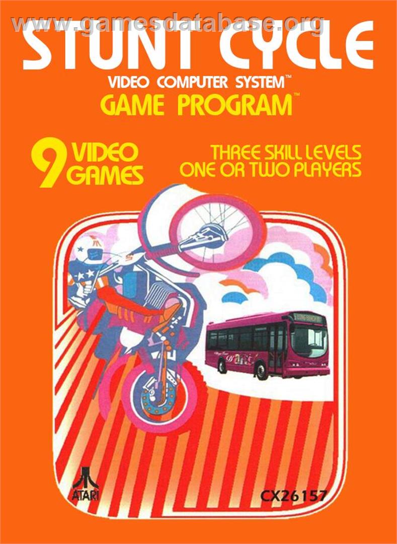 Stunt Cycle - Atari 2600 - Artwork - Box