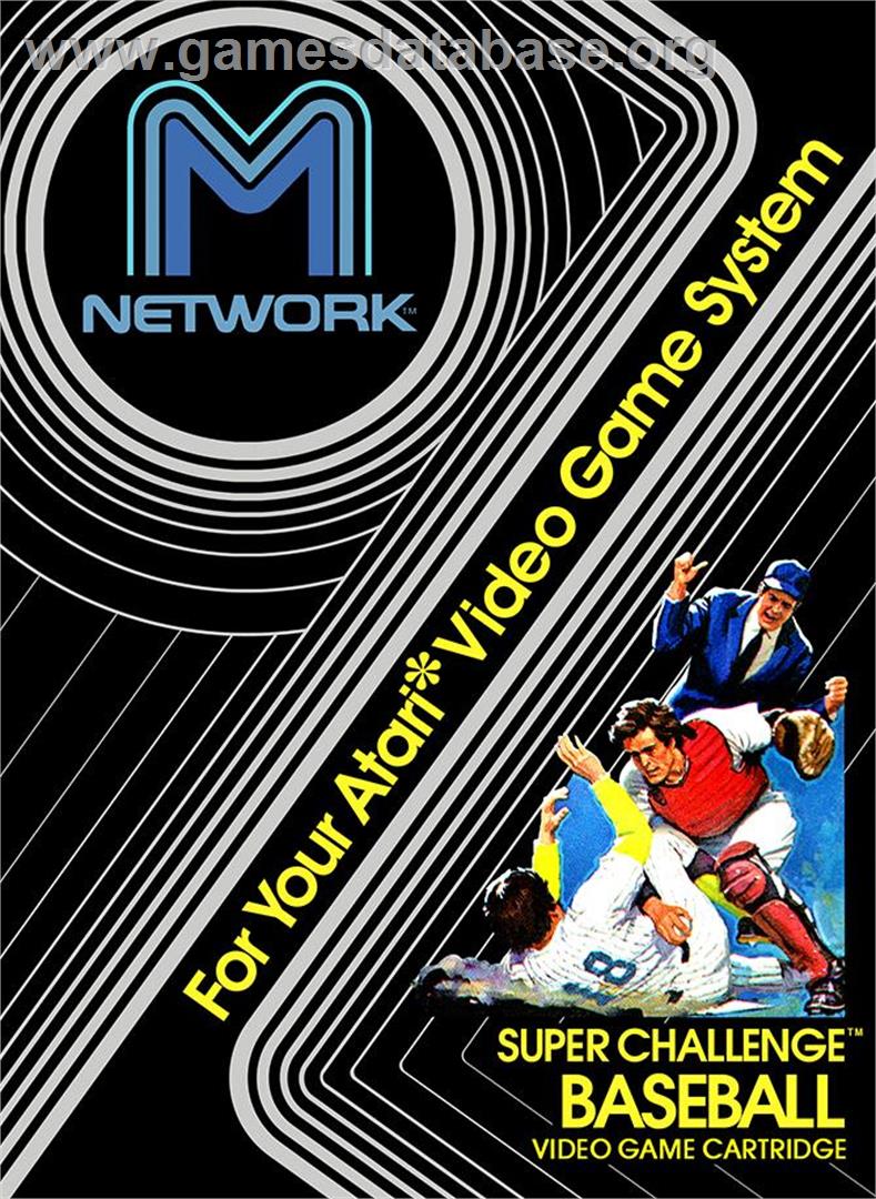 Super Challenge Baseball - Atari 2600 - Artwork - Box