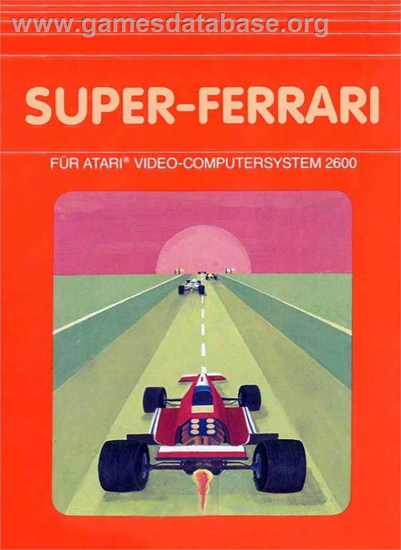 Super Ferrari - Atari 2600 - Artwork - Box