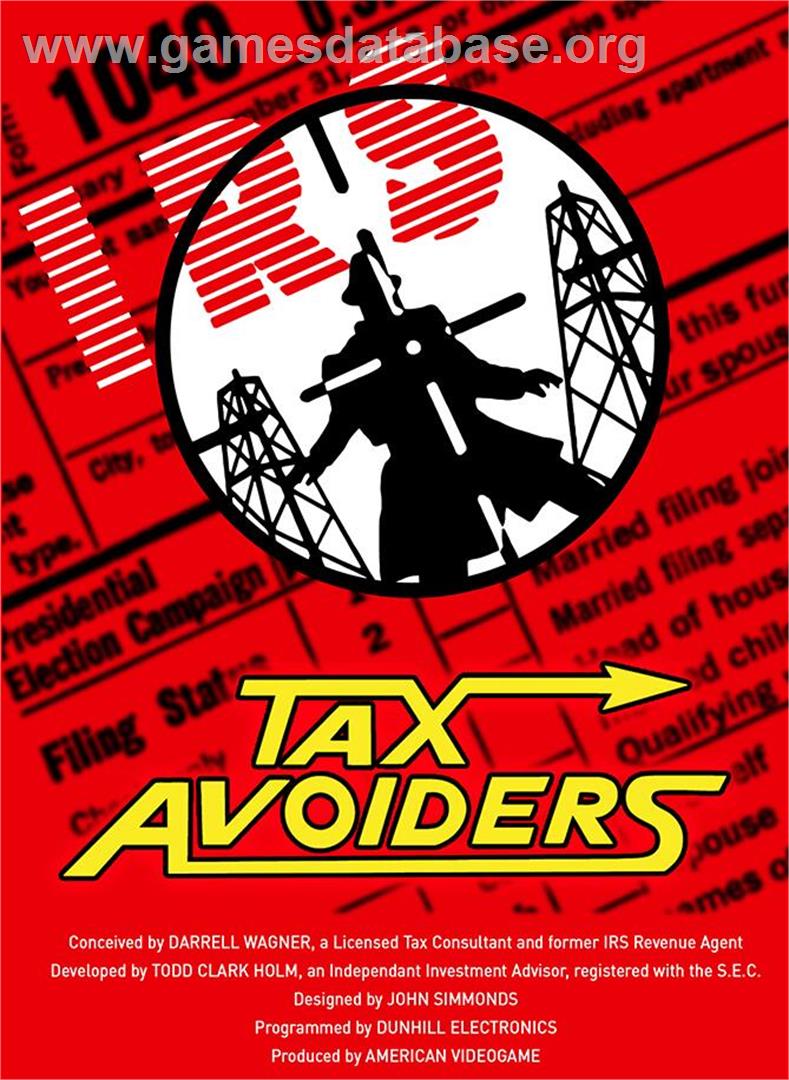 Tax Avoiders - Atari 2600 - Artwork - Box