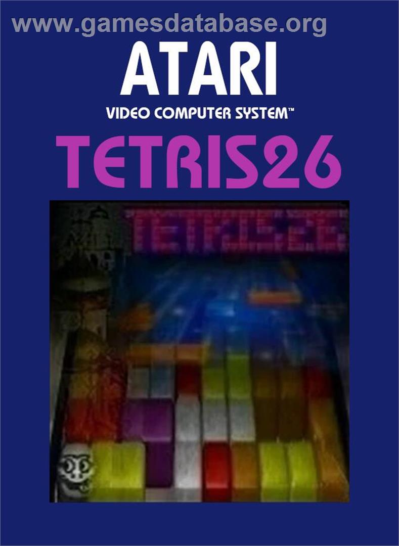 Tetris 26 - Atari 2600 - Artwork - Box