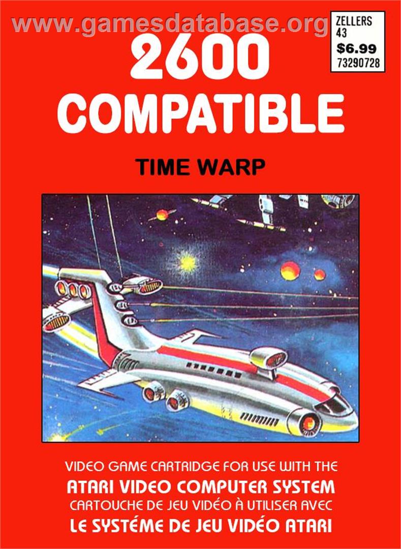 Time Warp - Atari 2600 - Artwork - Box
