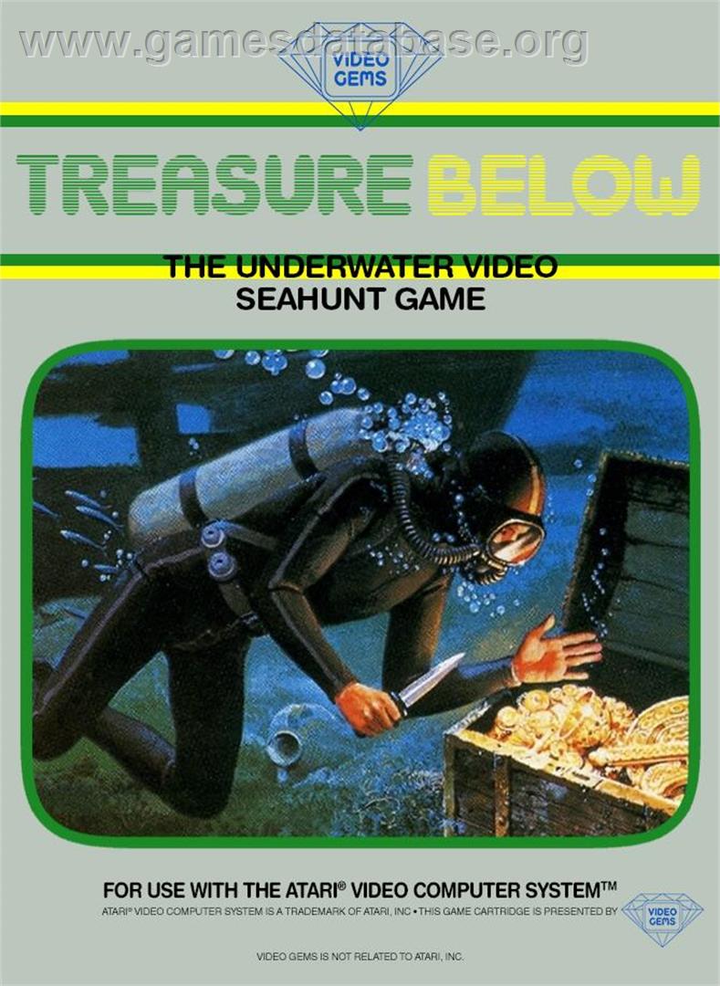 Treasure Below - Atari 2600 - Artwork - Box