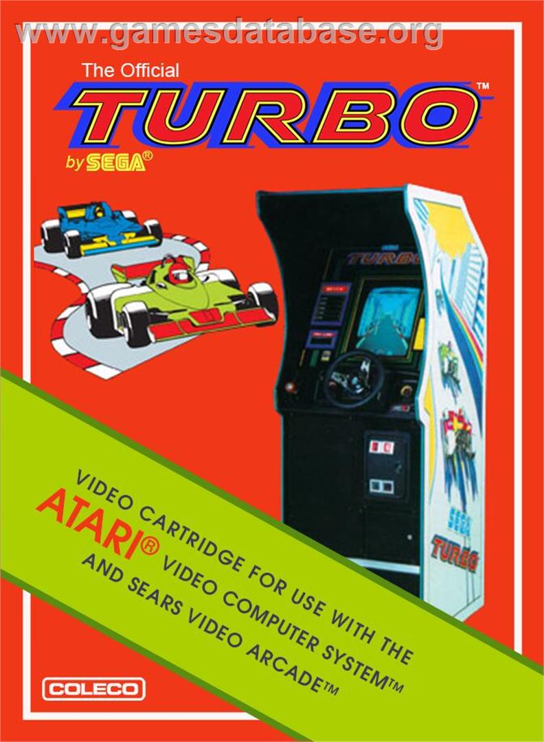 Turbo - Atari 2600 - Artwork - Box