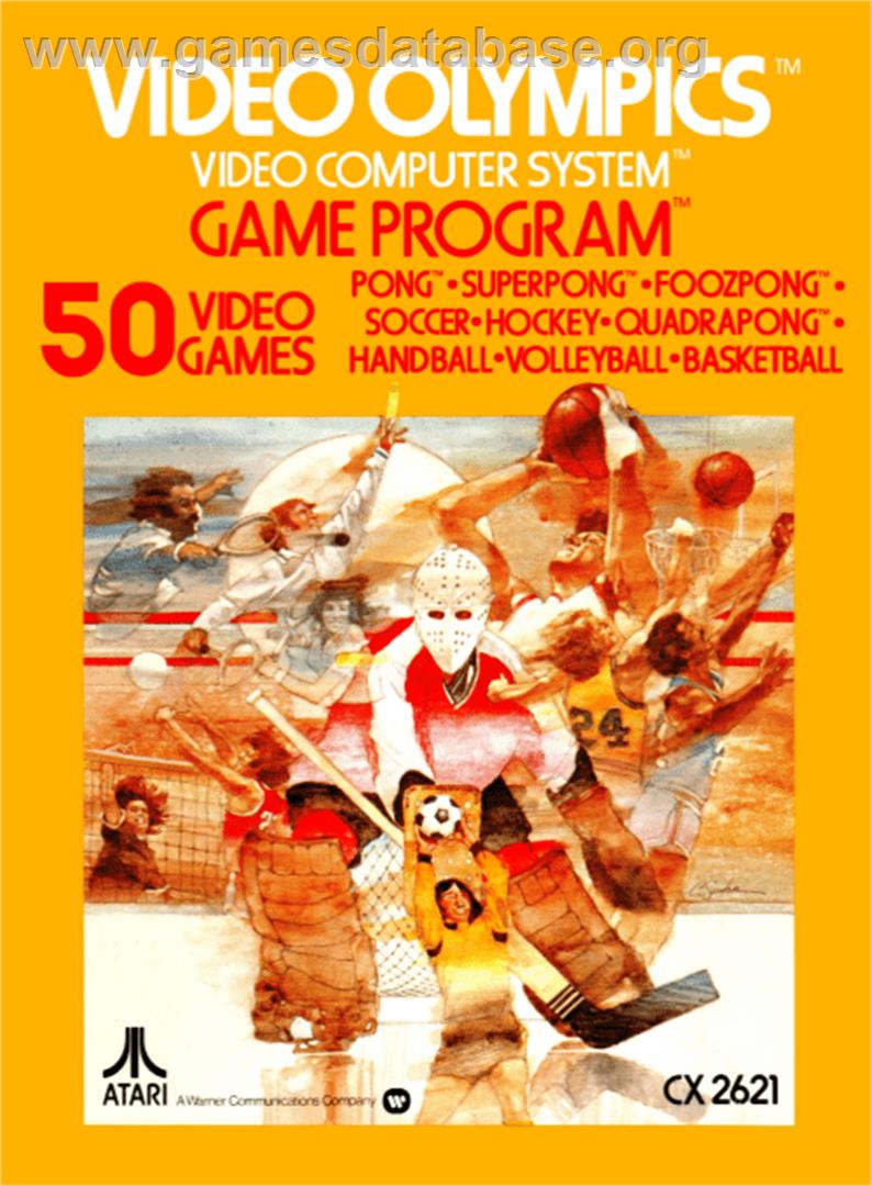 Video Olympics - Atari 2600 - Artwork - Box