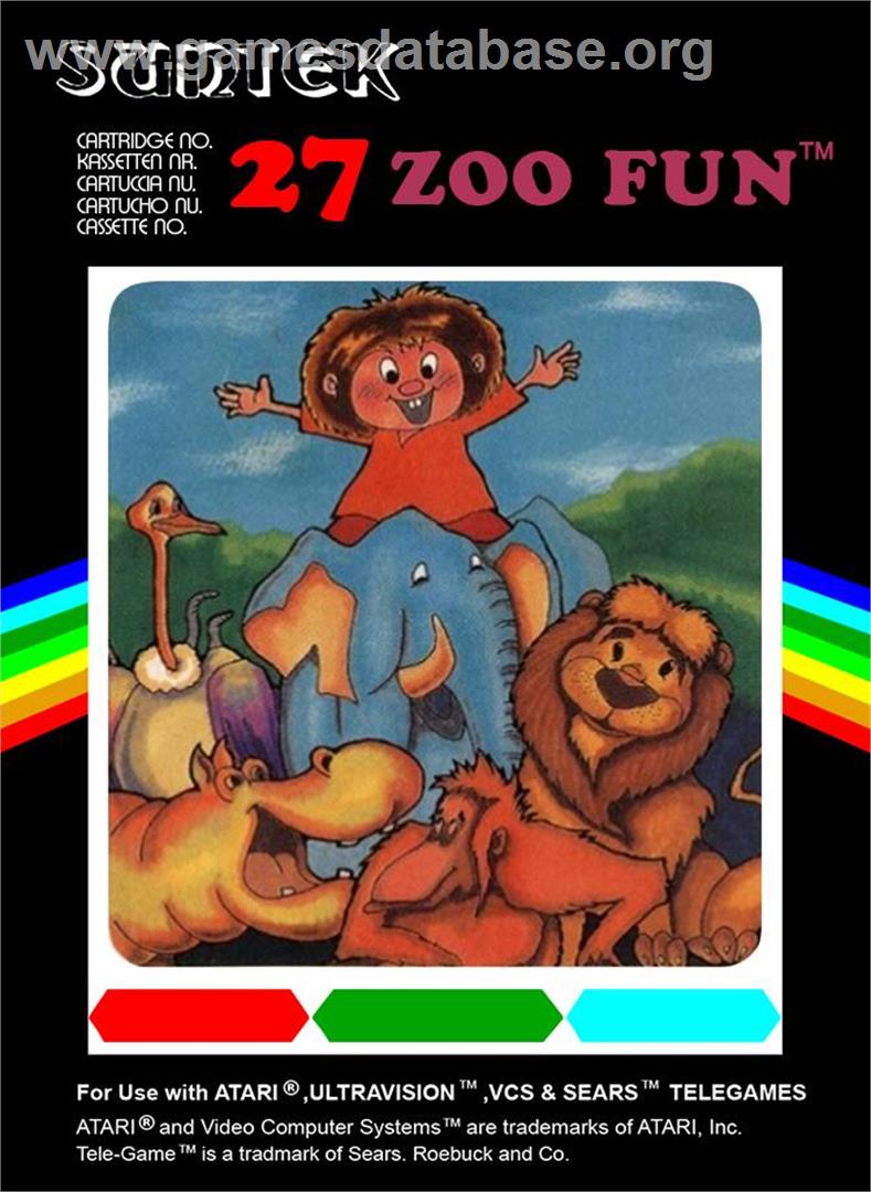 Zoo Fun - Atari 2600 - Artwork - Box