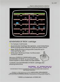 Box back cover for Adventures On Gx-12 on the Atari 2600.
