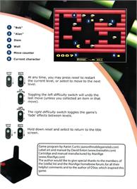 Box back cover for Astar on the Atari 2600.