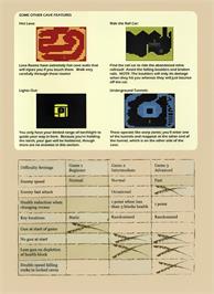Box back cover for Cave In on the Atari 2600.