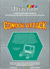 Box back cover for Condor Attack on the Atari 2600.