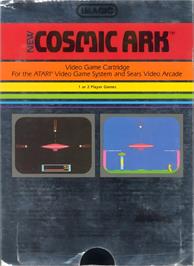 Box back cover for Cosmic Ark on the Atari 2600.