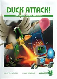 Box back cover for Duck Attack on the Atari 2600.