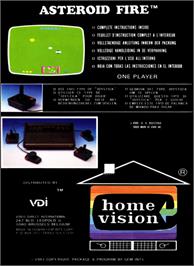 Box back cover for Great Escape on the Atari 2600.