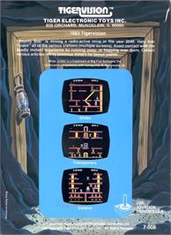 Box back cover for Miner 2049er on the Atari 2600.
