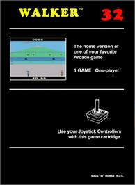 Box back cover for Walker on the Atari 2600.