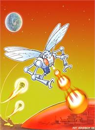 Box back cover for Yars' Return on the Atari 2600.