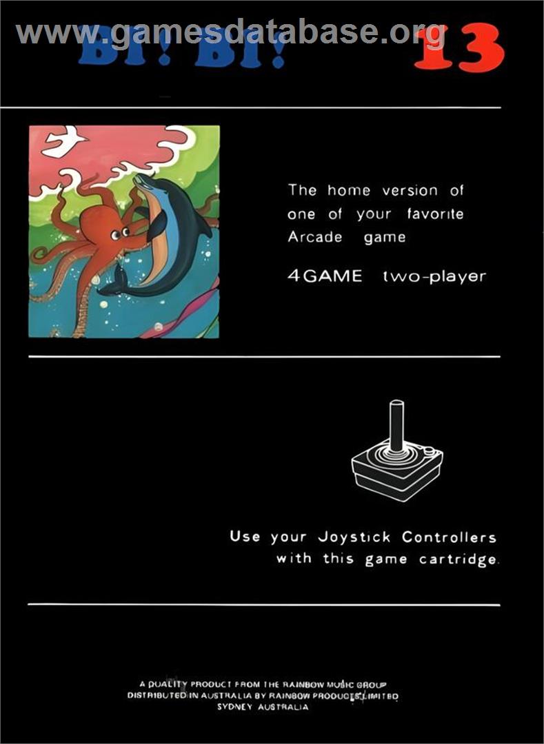 Bi! Bi! - Atari 2600 - Artwork - Box Back