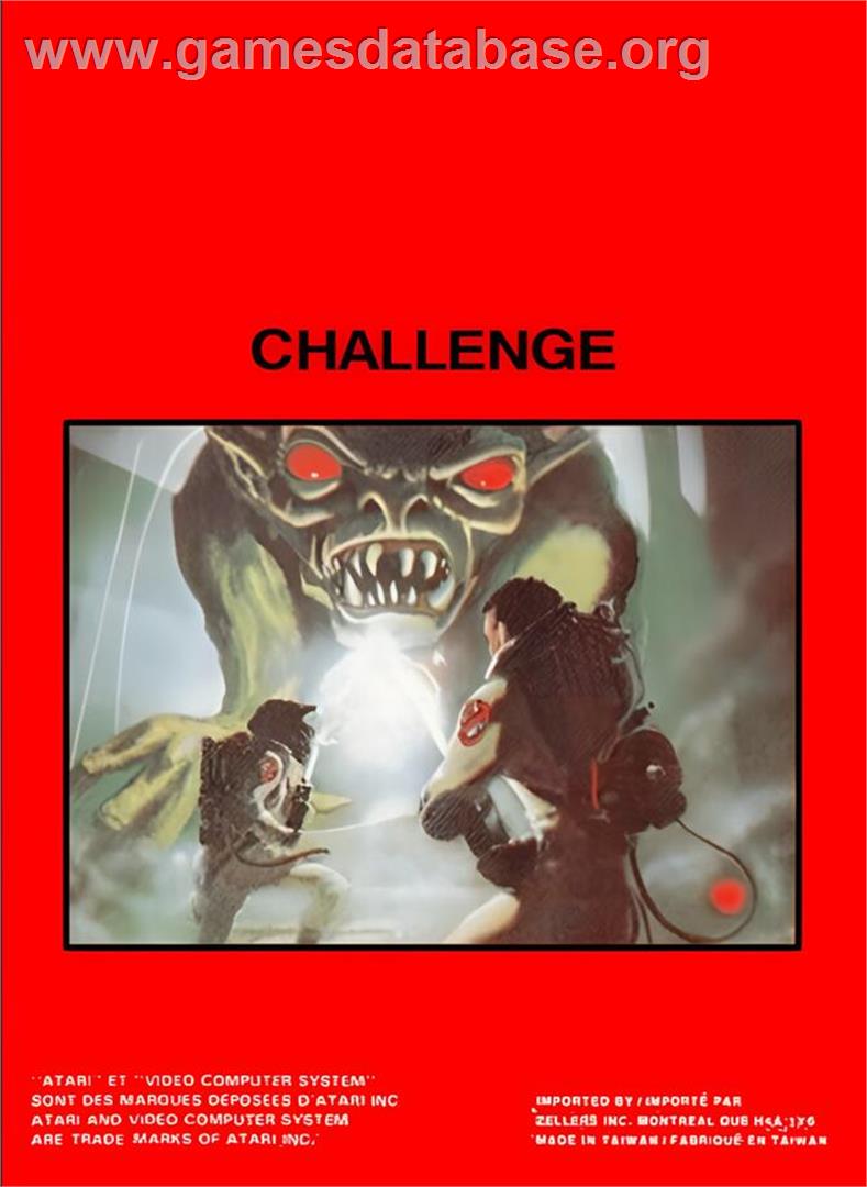 Challenge - Atari 2600 - Artwork - Box Back