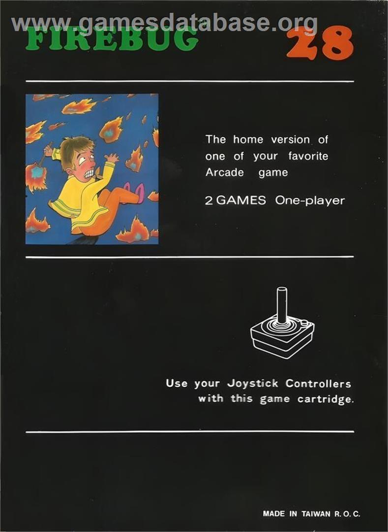 Firebug - Atari 2600 - Artwork - Box Back