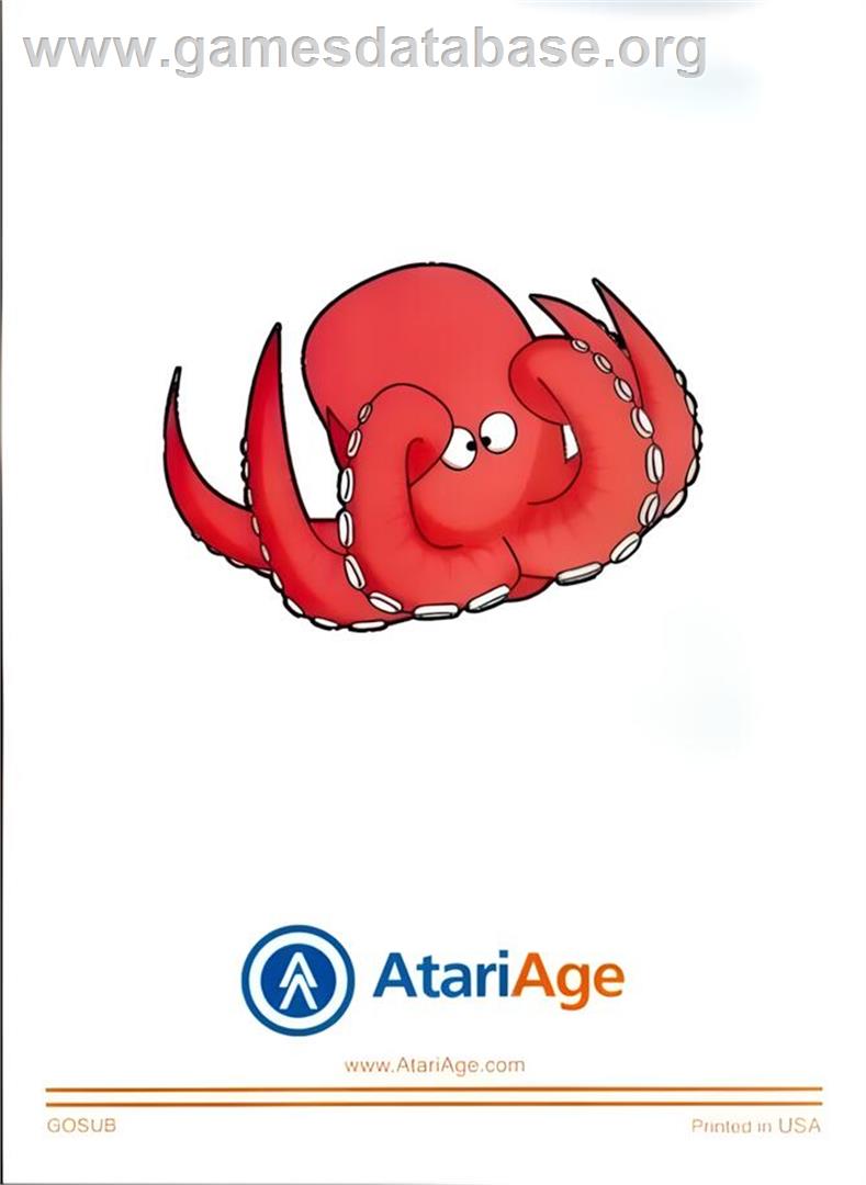 Gosub - Atari 2600 - Artwork - Box Back