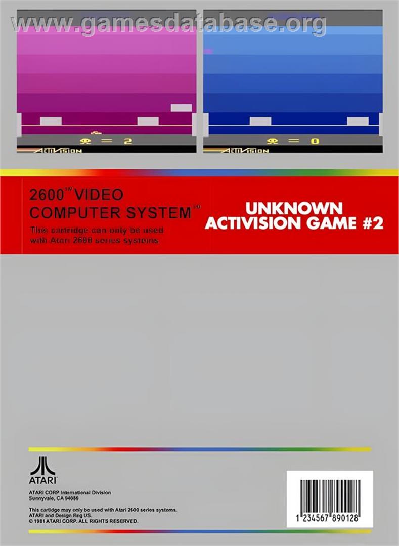 Hard-Head - Atari 2600 - Artwork - Box Back