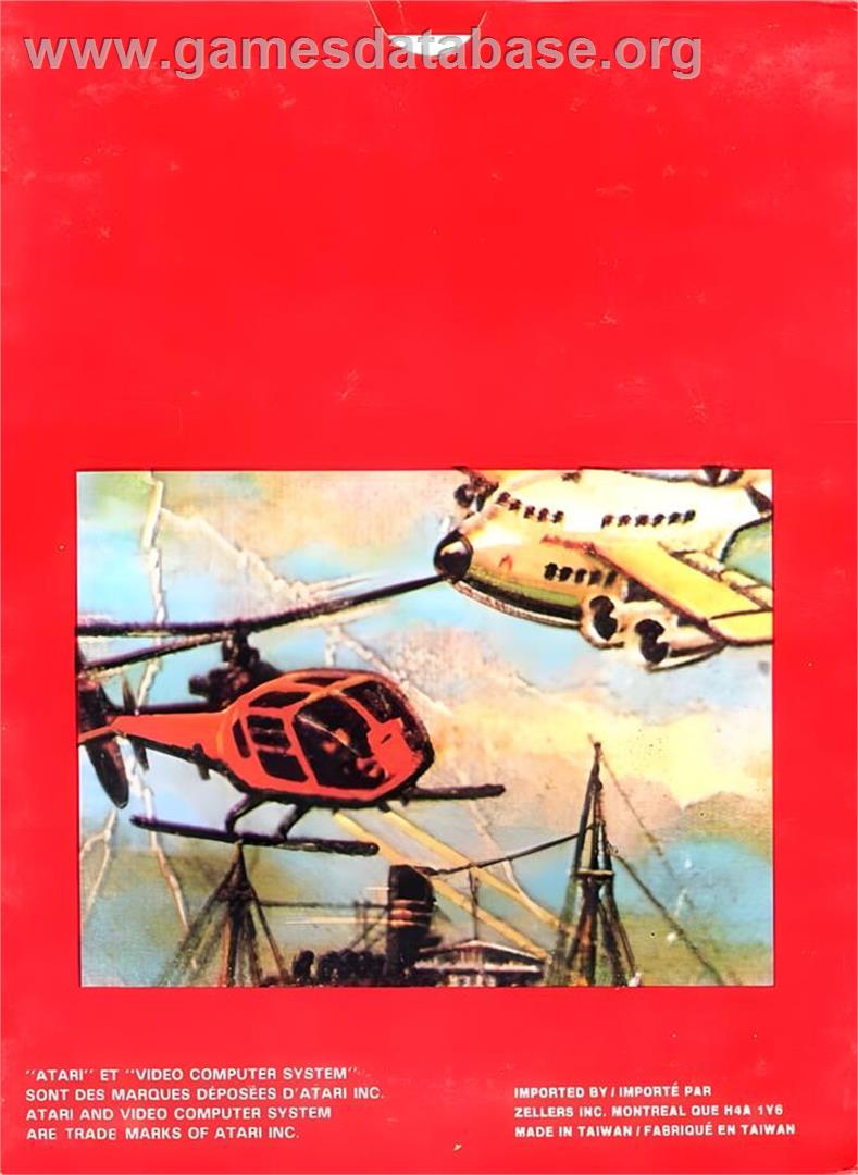 Laser Volley - Atari 2600 - Artwork - Box Back