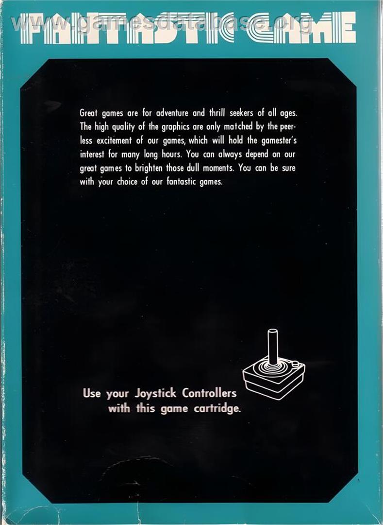 Mazy Match - Atari 2600 - Artwork - Box Back