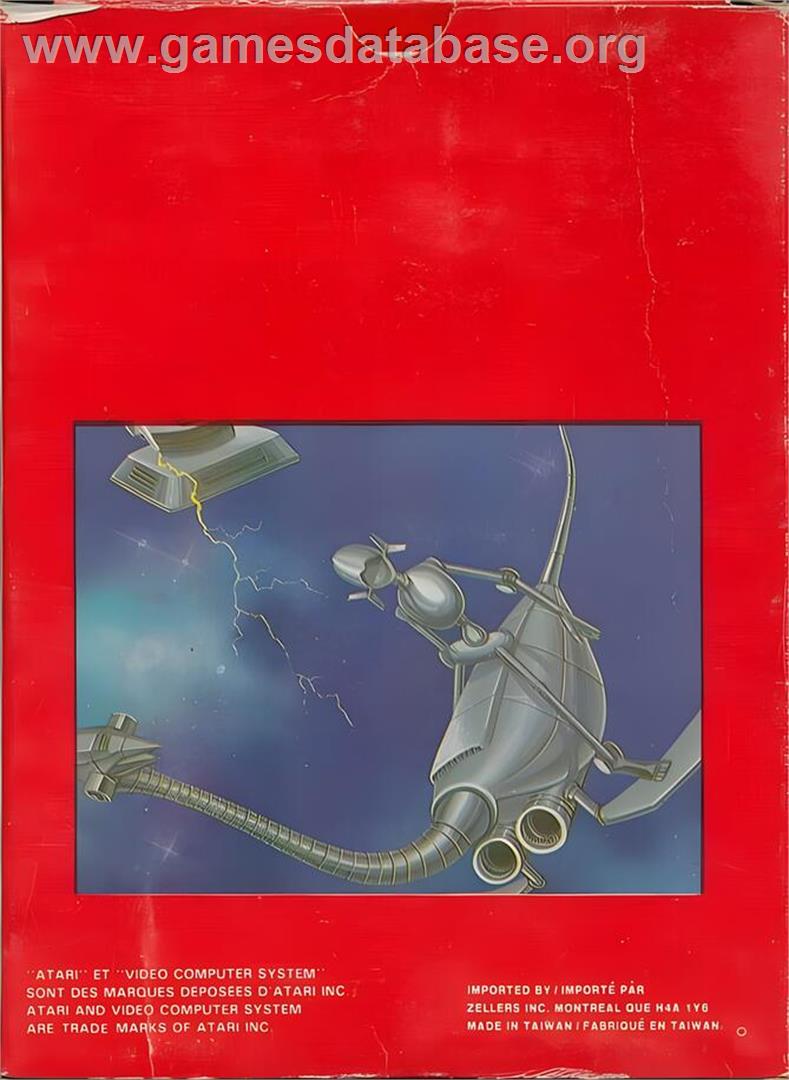 Ocean City Defender - Atari 2600 - Artwork - Box Back
