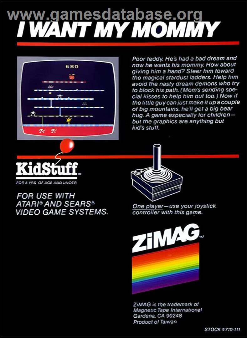 Open Sesame - Atari 2600 - Artwork - Box Back