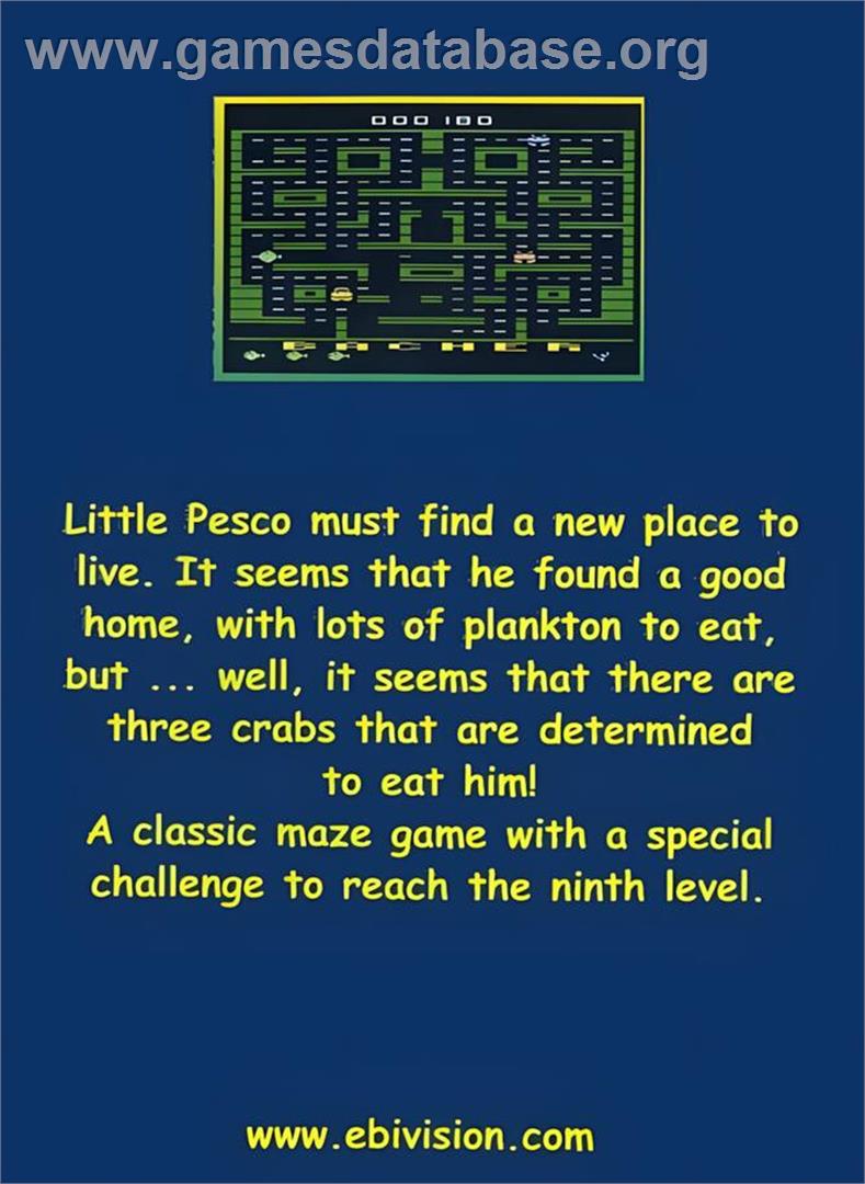 Pesco - Atari 2600 - Artwork - Box Back