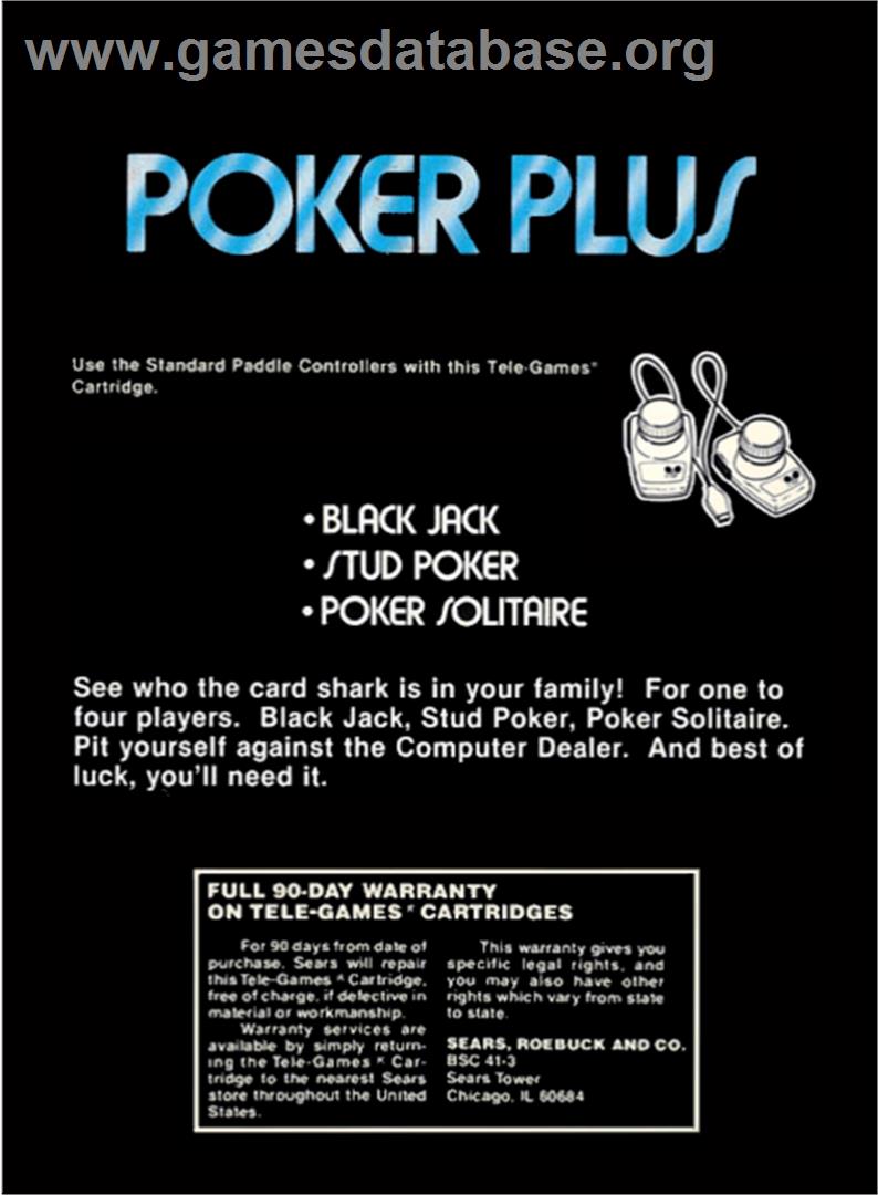 Power Off! - Atari 2600 - Artwork - Box Back