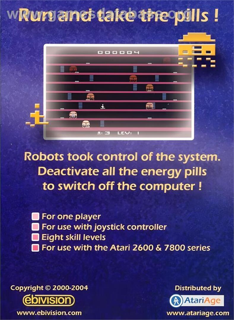 Power Off! - Atari 2600 - Artwork - Box Back