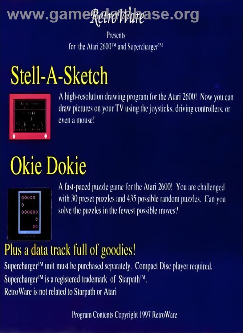 Stell-a-sketch - Atari 2600 - Artwork - Box Back