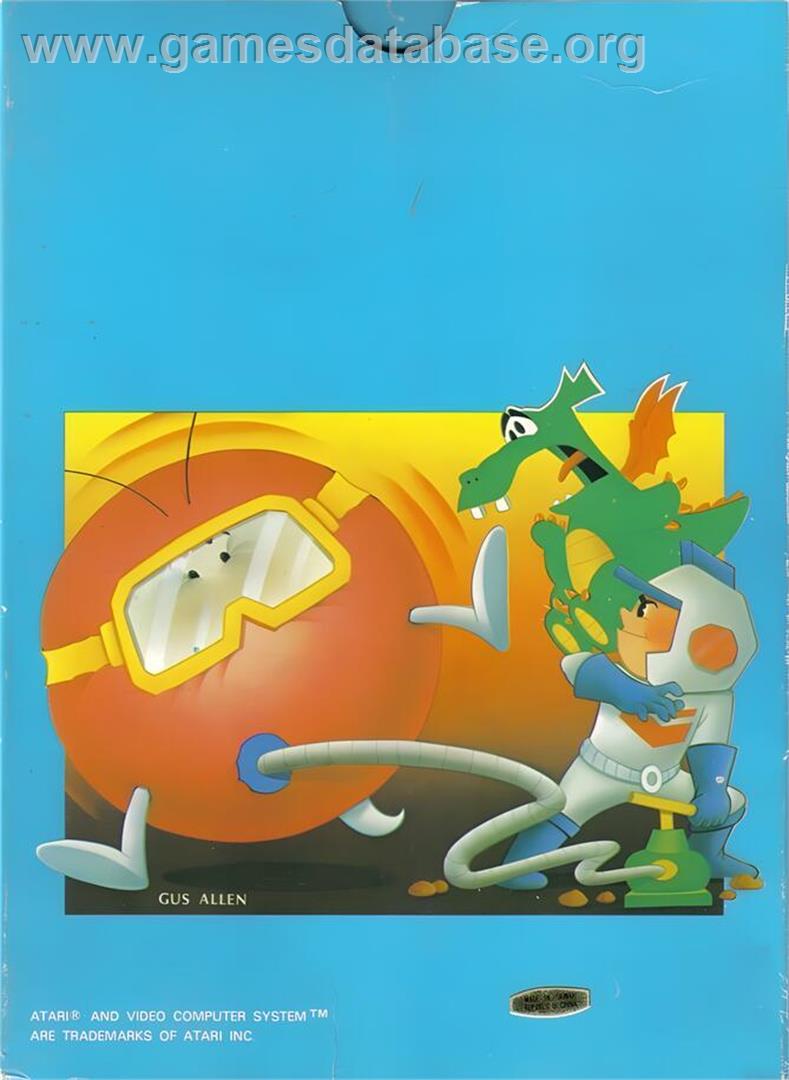 Time Warp - Atari 2600 - Artwork - Box Back