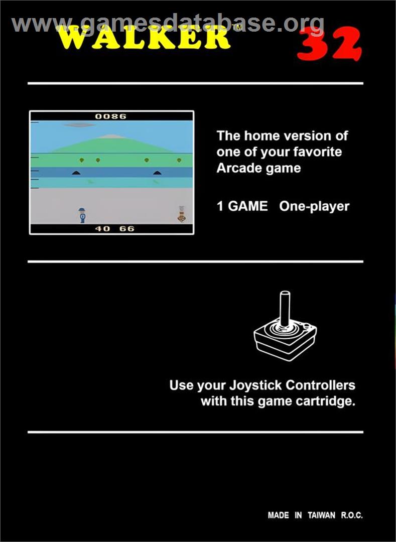 Walker - Atari 2600 - Artwork - Box Back