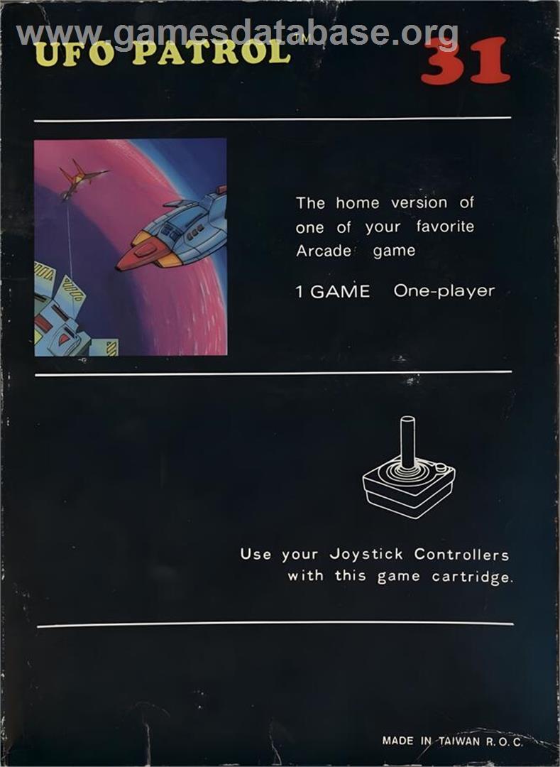 X'mission - Atari 2600 - Artwork - Box Back