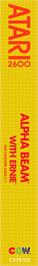 Artwork on the CD for Alpha Beam with Ernie on the Atari 2600.