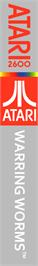 Artwork on the CD for Warring Worms: The Worm (re)Turns on the Atari 2600.