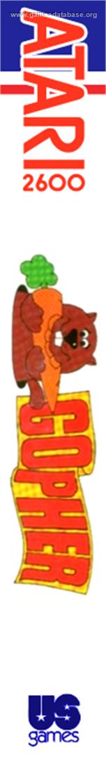Gopher - Atari 2600 - Artwork - CD