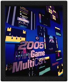 Cartridge artwork for 2005 Minigame Multicart on the Atari 2600.