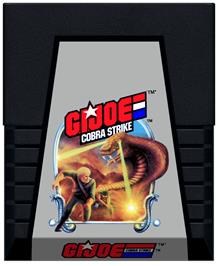 Cartridge artwork for Action Force on the Atari 2600.