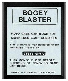 Cartridge artwork for Air Raiders on the Atari 2600.