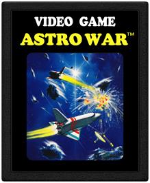 Cartridge artwork for Astrowar on the Atari 2600.