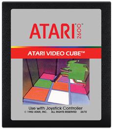 Cartridge artwork for Atari Video Cube on the Atari 2600.