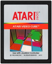 Cartridge artwork for Atari Video Cube on the Atari 2600.