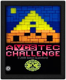 Cartridge artwork for Avcs Tec Challenge on the Atari 2600.