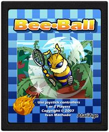 Cartridge artwork for Bee-ball on the Atari 2600.