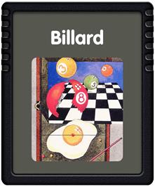 Cartridge artwork for Billard on the Atari 2600.